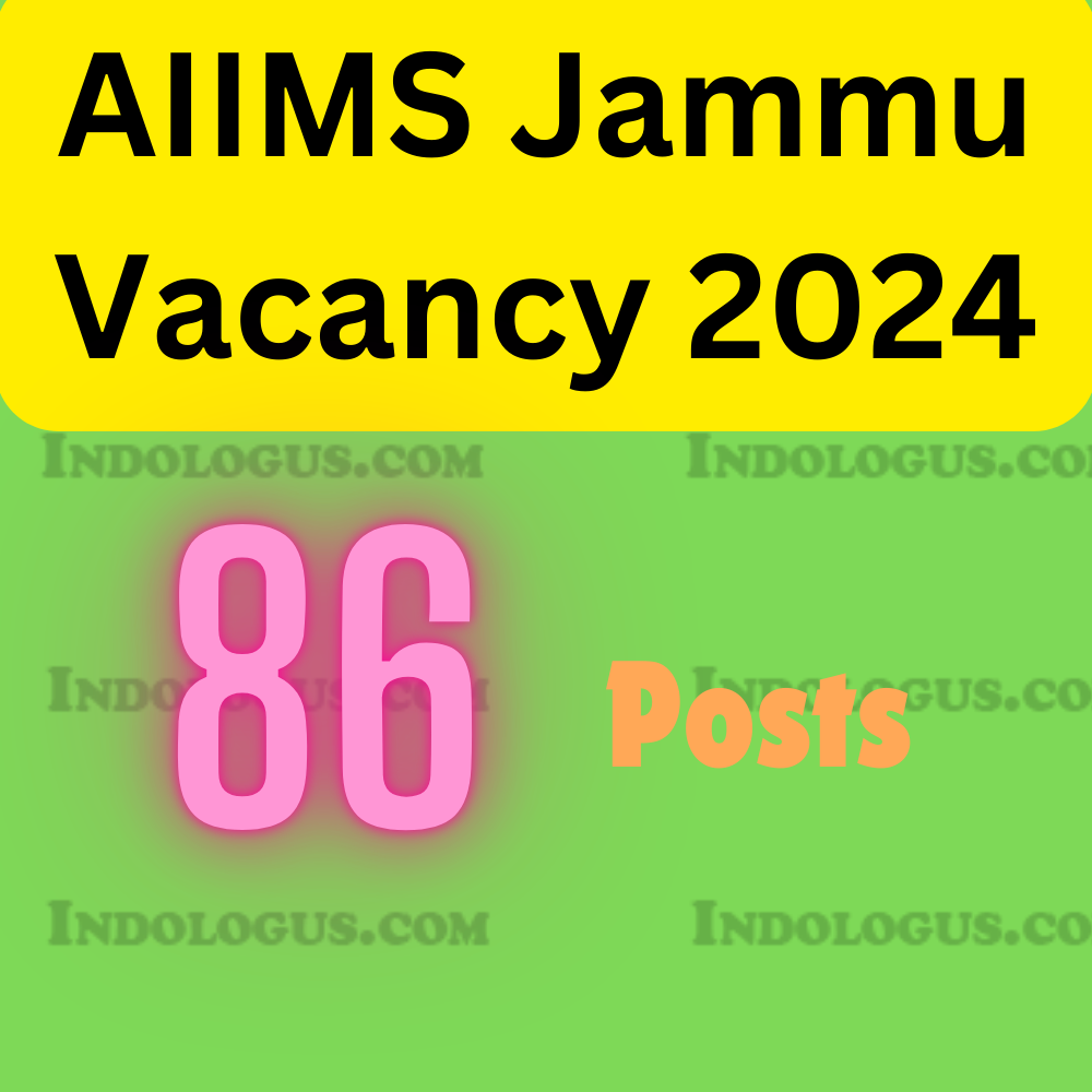 AIIMS Jammu Vacancy 2024