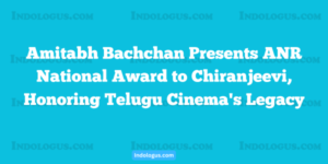Amitabh Bachchan Presents ANR National Award to Chiranjeevi, Honoring Telugu Cinema's Legacy