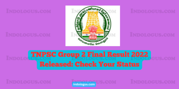 TNPSC Group 2 Final Result 2022 Released Check Your Status