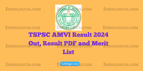 TSPSC AMVI Result 2024 Out, Result PDF and Merit List