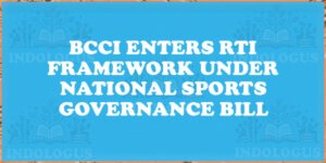 BCCI Enters RTI Framework under National Sports Governance Bill