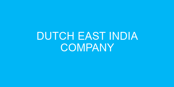 Dutch East India Company