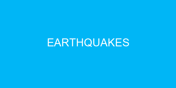 Earthquakes