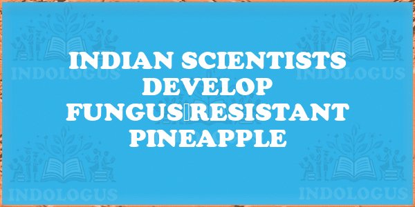 Indian Scientists Develop Fungus‑Resistant Pineapple