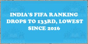 India's FIFA Ranking Drops to 133rd, Lowest Since 2016