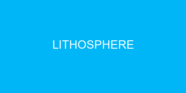 Lithosphere