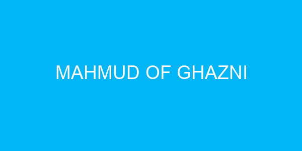 Mahmud of Ghazni