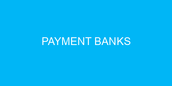 Payment Banks