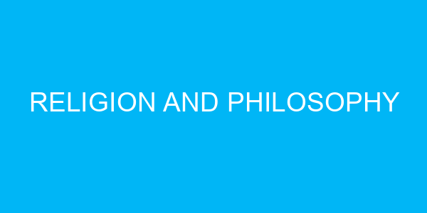 Religion and Philosophy