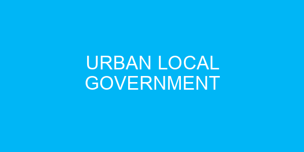 Urban Local Government