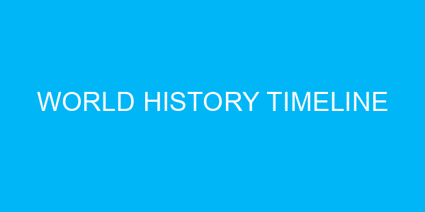 World History Timeline